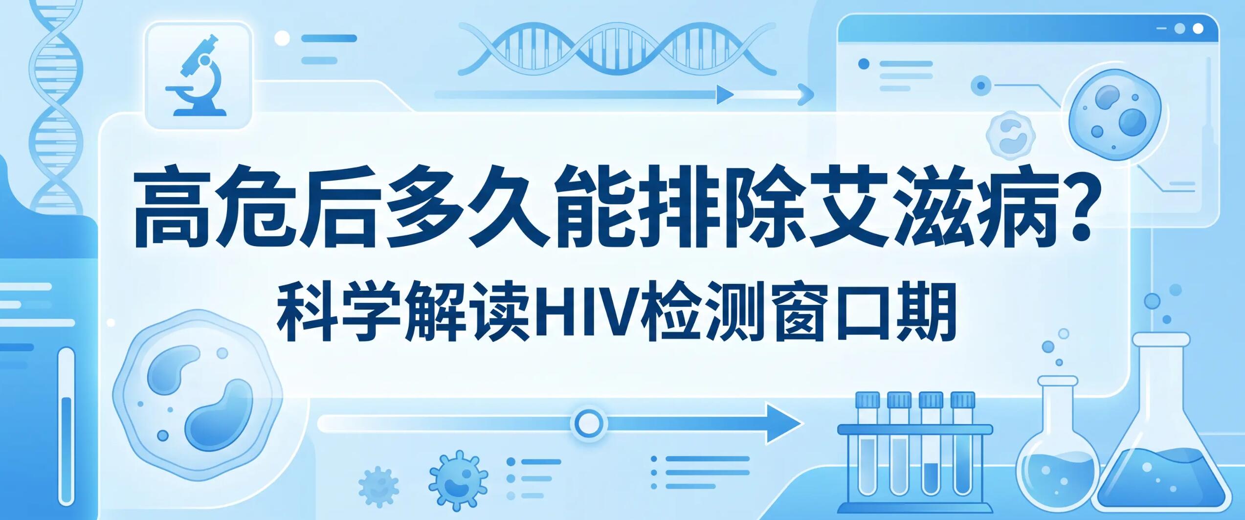 【自编】高危后多久能排除艾滋病？——科学解读HIV检测窗口期