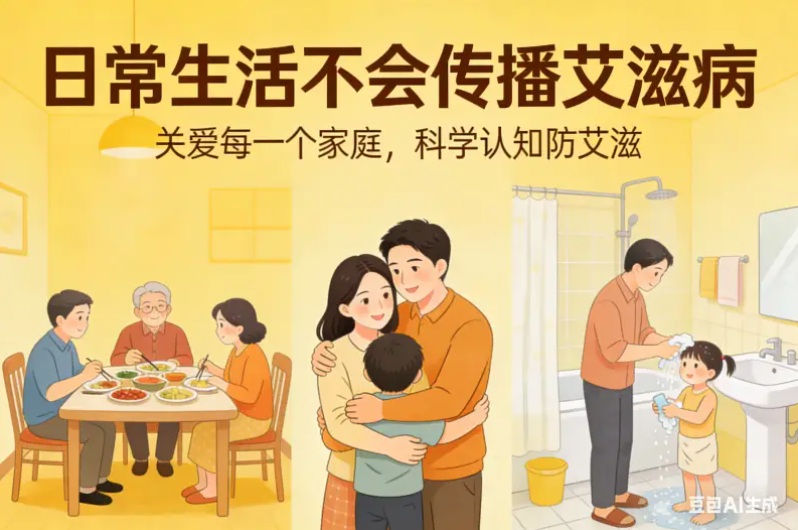 家是港湾，防艾不防爱——家庭艾滋病预防安全指南 